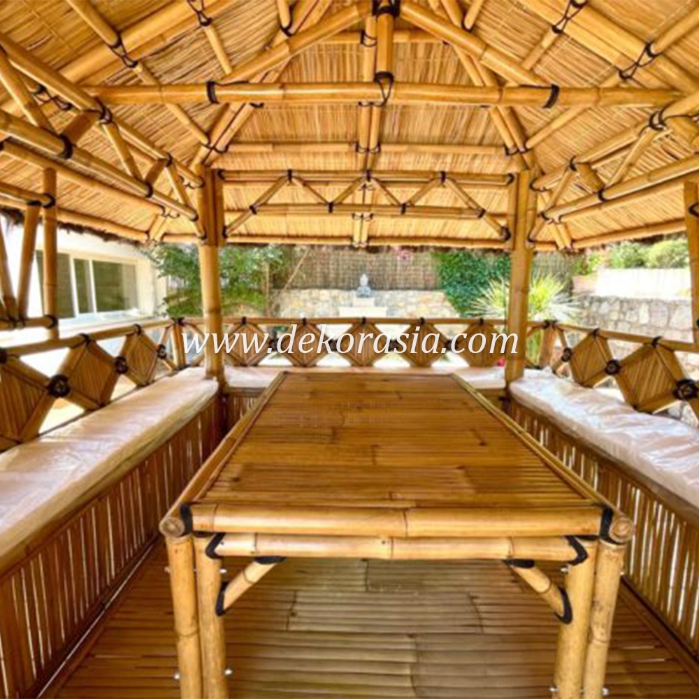 Bamboo Gazebo for Home Garden, Bamboo Gazebo Outdoor - Image 1