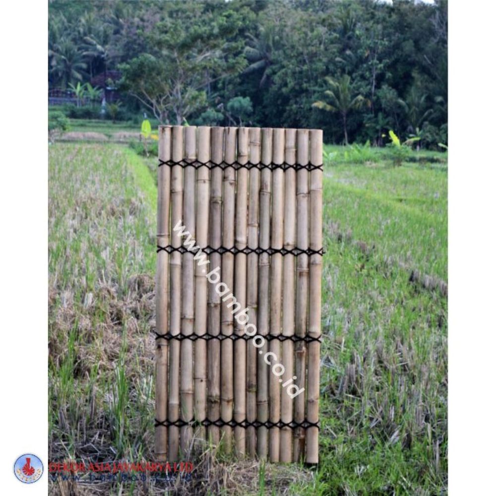 Natural Bamboo Half Raft Panel - Bamboo Panel and Bamboo Screen - Image 1